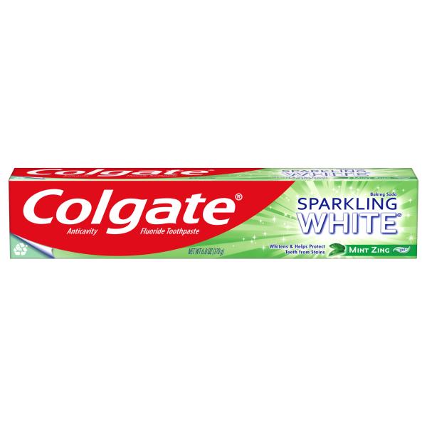 Colgate Sparkling White Whitening Toothpaste, Mint Zing Publix Super