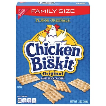 Chicken in a Biskit Chicken in a Biskit Original Baked Snack Crackers, Family Size, 12 oz