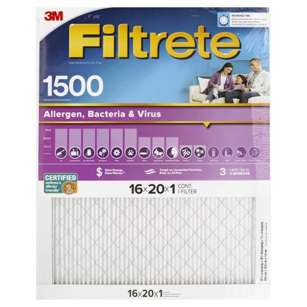 3M Filtrete Air Filter, High Performance, 1500 Publix Super Markets