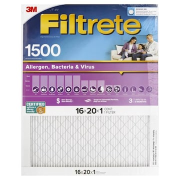3M Filtrete Air Filter, High Performance, 1500