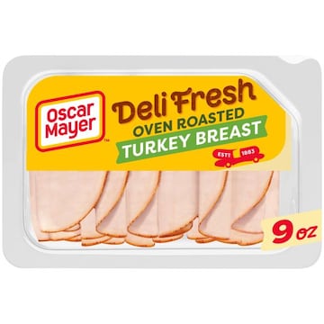 Oscar Mayer Deli Fresh Oven Roasted Turkey Breast Sliced Lunch Meat, for a Low Carb Lifestyle