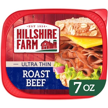 Hillshire Farm Ultra Thin Sliced Roast Beef Sandwich Meat, 7 oz