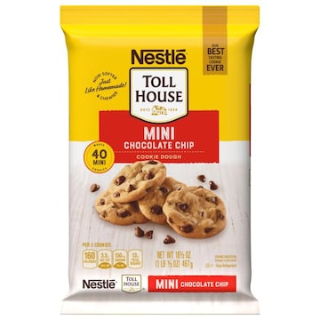 Toll House Cookie Dough, Chocolate Chip, Mini