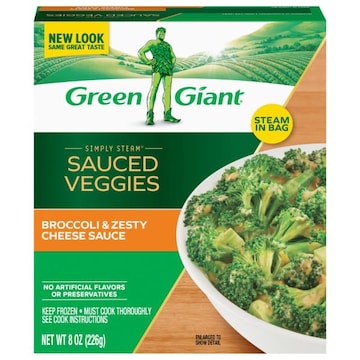Green Giant Simply Steam Broccoli & Zesty Cheese Sauce