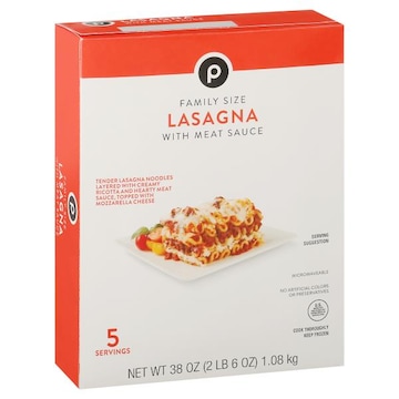 Publix Lasagna, with Meat Sauce, Family Size