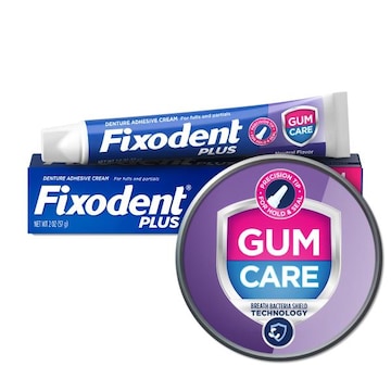 Fixodent Plus Gum Care Denture Adhesive