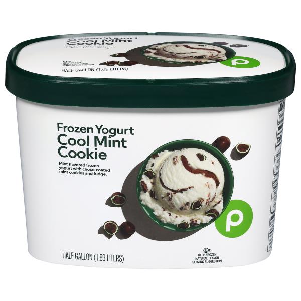 Publix Frozen Yogurt, Cool Mint Cookie Publix Super Markets