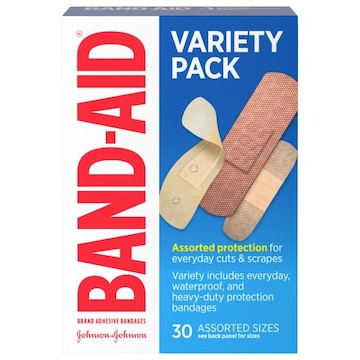 Band-Aid Adhesive Bandages, Assorted Sizes, Variety Pack