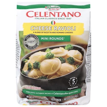 Celentano Ravioli, Cheese, Mini Rounds