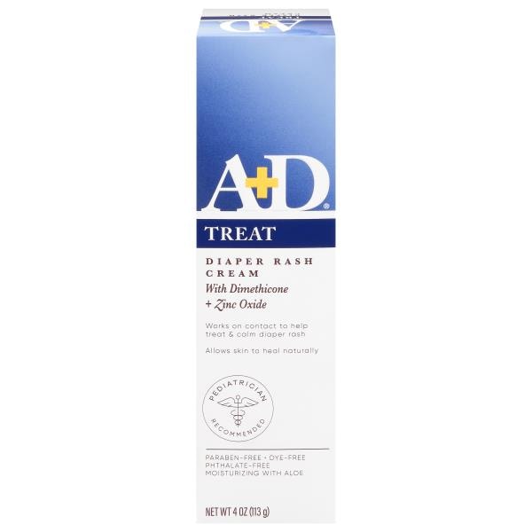 A&D Dimethicone Zinc Oxide Diaper Rash Cream