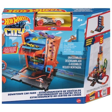 Hot Wheels Hot Wheels City Downtown Car Park Play Set