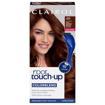 Root Touch-Up 4R Matches Dark Auburn/Reddish Brown Shades Permanent Colorblend Root Touch-Up