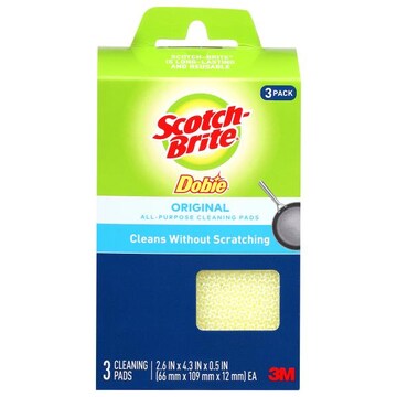 Scotch-Brite Dobie Cleaning Pads, Original, 3 Pack