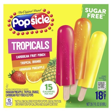 Popsicle Ice Pops Tropicals