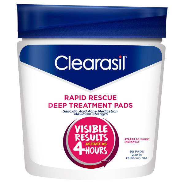 Clearasil Rapid Rescue Deep Treatment Pads, Maximum Strength | Publix ...
