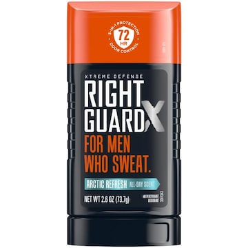 Right Guard With up to 72-hours of protection from sweat and odor.