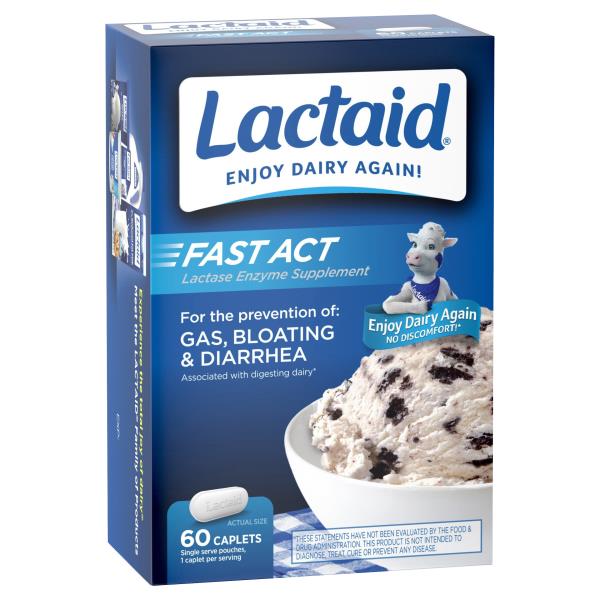 Lactaid Lactose Intolerance Supplements, Caplets Publix Super Markets
