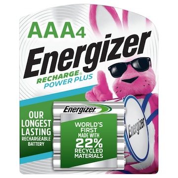Energizer Recharge AAA Power Plus Rechargeable Batteries