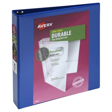 Avery Binder, Durable, Clear Cover, 1-1/2 Inch