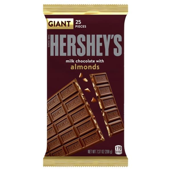 Hershey's Milk CHocolate, with Almonds Publix Super Markets