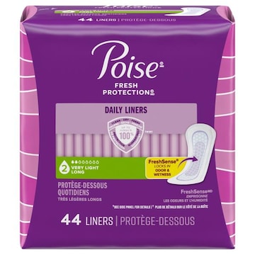 Poise Fresh Protection 2 Very Light Long Daily Liners