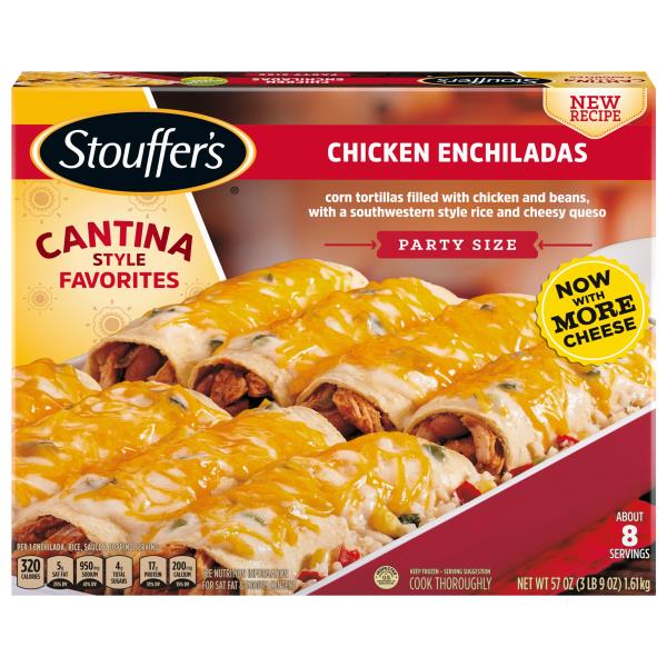 Stouffer's Enchiladas, Chicken, Cantina Style, Party Size Publix