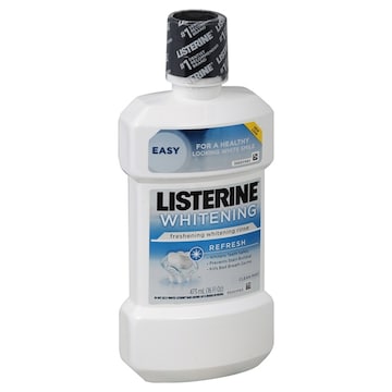 Listerine Whitening Whitening Rinse, Freshening, Refresh, Clean Mint