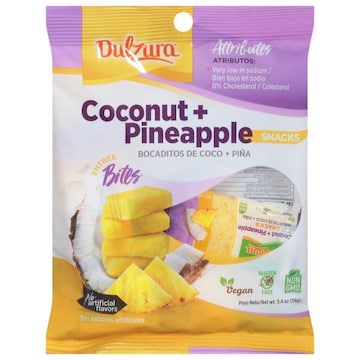 Dulzura Snacks, Coconut + Pineapple, Bites