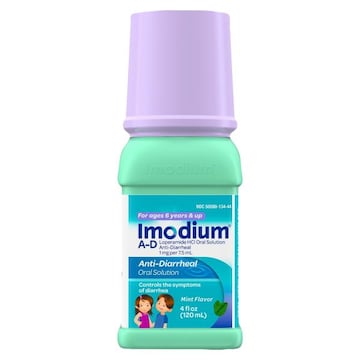 Imodium A-D Oral Solution, Anti-Diarrheal, 1 mg, Mint Flavor