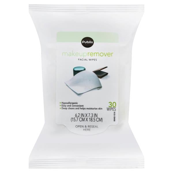 Publix Facial Wipes, Scented, Makeup Remover Publix Super Markets