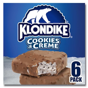 Klondike Frozen Dairy Dessert Bars Cookies & Creme