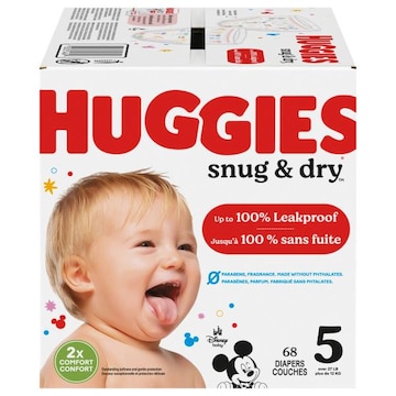 Huggies Snug & Dry Diapers, Disney Baby, 5 (Over 27 lb)