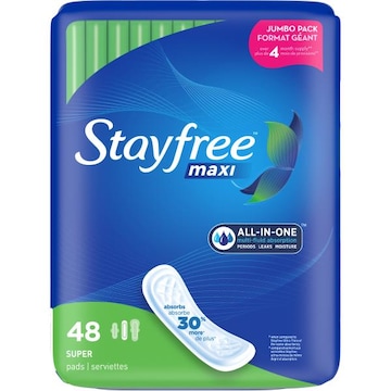 Stayfree F4einine Maxi Pads