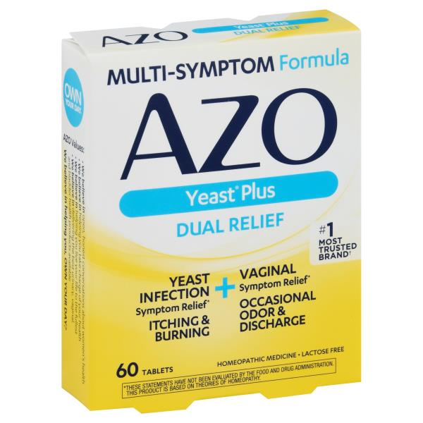 Azo Yeast Plus Dual Relief, Tablets Publix Super Markets