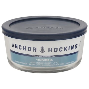 Anchor Hocking Glass Storage + Snugfit Lid