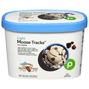 Publix Light Moose Tracks Ice Cream