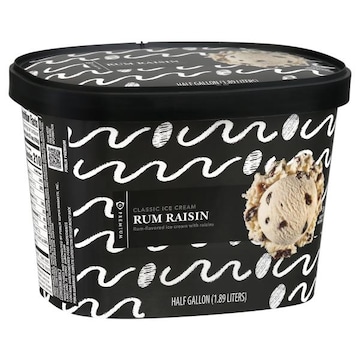 Publix Premium Ice Cream, Classic, Rum Raisin