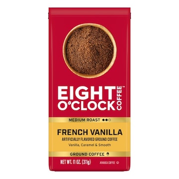 Eight O'Clock Coffee Coffee, Ground, Medium Roast, French Vanilla