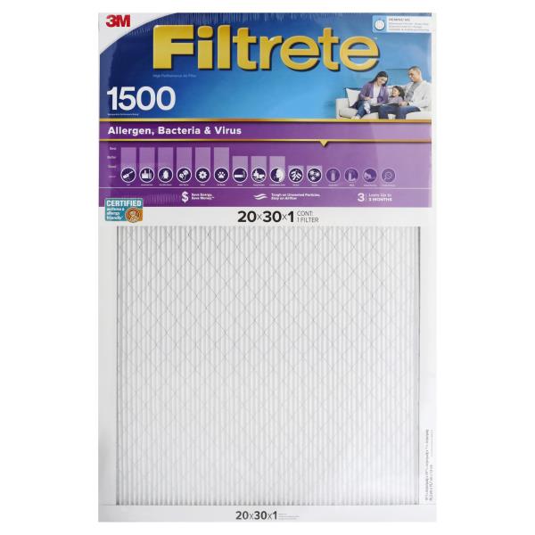3M Filtrete Air Filter, High Performance, 1500 Publix Super Markets