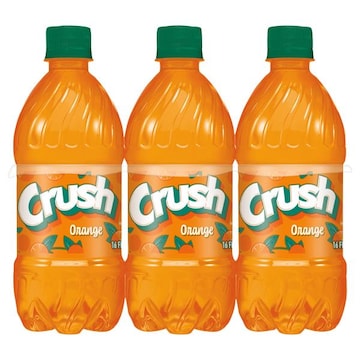 Crush Soda, Orange, 6 Pack