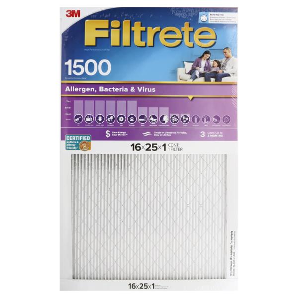 3M Filtrete Air Filter, High Performance, 1500 Publix Super Markets