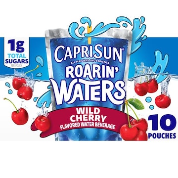 Capri Sun Roarin' Waters Wild Cherry Waterfall Naturally Flavored Water Beverage
