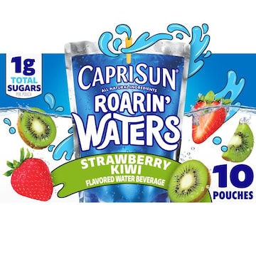 Capri Sun Roarin' Waters Strawberry Kiwi Surf Naturally Flavored Water Beverage