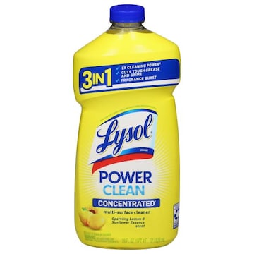 LYSOL® Power Clean Concentrated Sparkling Lemon & Sunflower Essence Scent Multi-Surface Cleaner