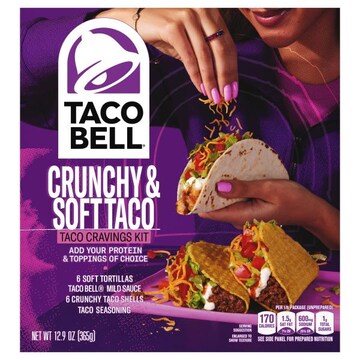 Taco Bell Crunchy & Soft Taco Cravings Kit