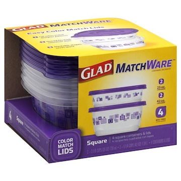 Glad MatchWare Containers, Square