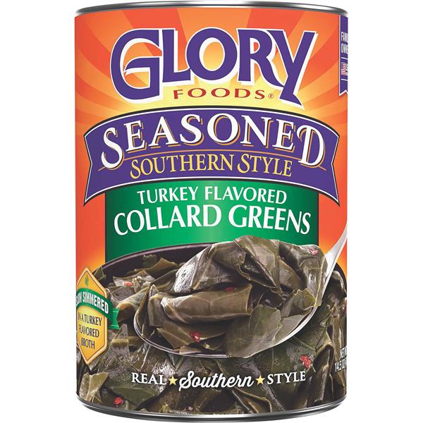 Glory Foods Collard Greens, Turkey Flavored, Southern Style, Seasoned