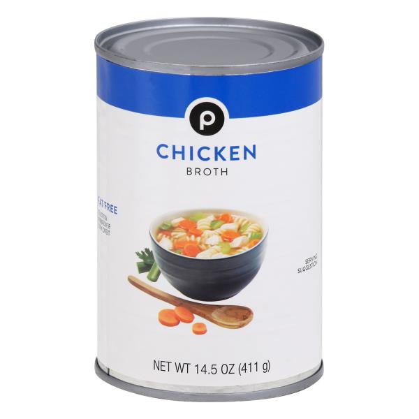 Publix Broth, Fat Free, Chicken Publix Super Markets