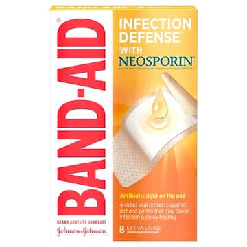 Band-Aid Bandages, Adhesive, with Neosporin, All One Size