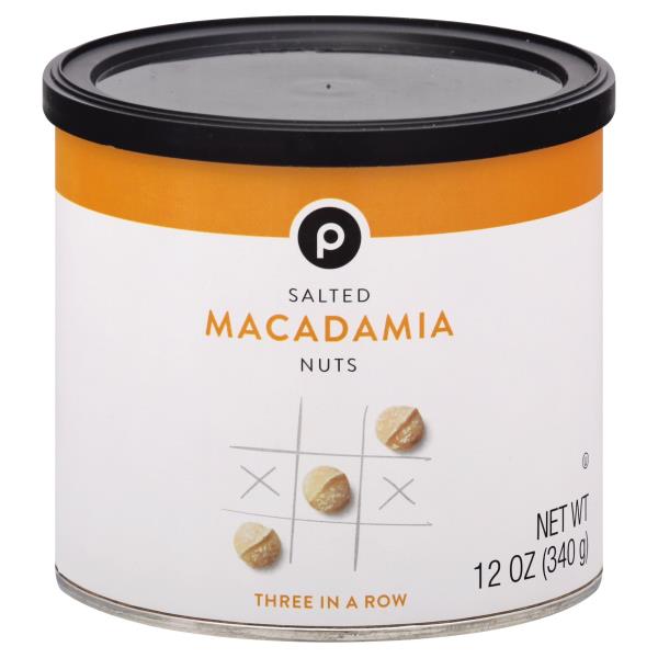 Publix Salted Nuts, Macadamia Publix Super Markets
